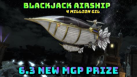 FFXIV: Blackjack Airship Mount! 4 MILLION MGP! .
